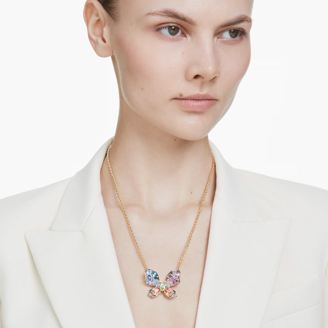 SWAROVSKI שרשרת IDYLLIA ציפוי זהב