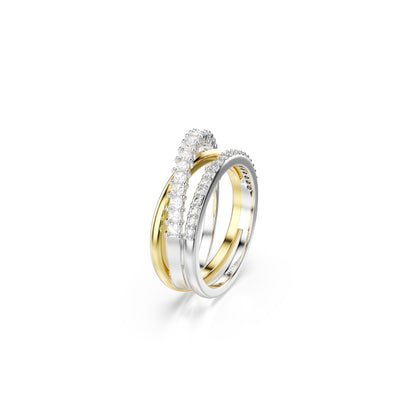 SWAROVSKI טבעת HYPERBOLA ציפוי רודיום