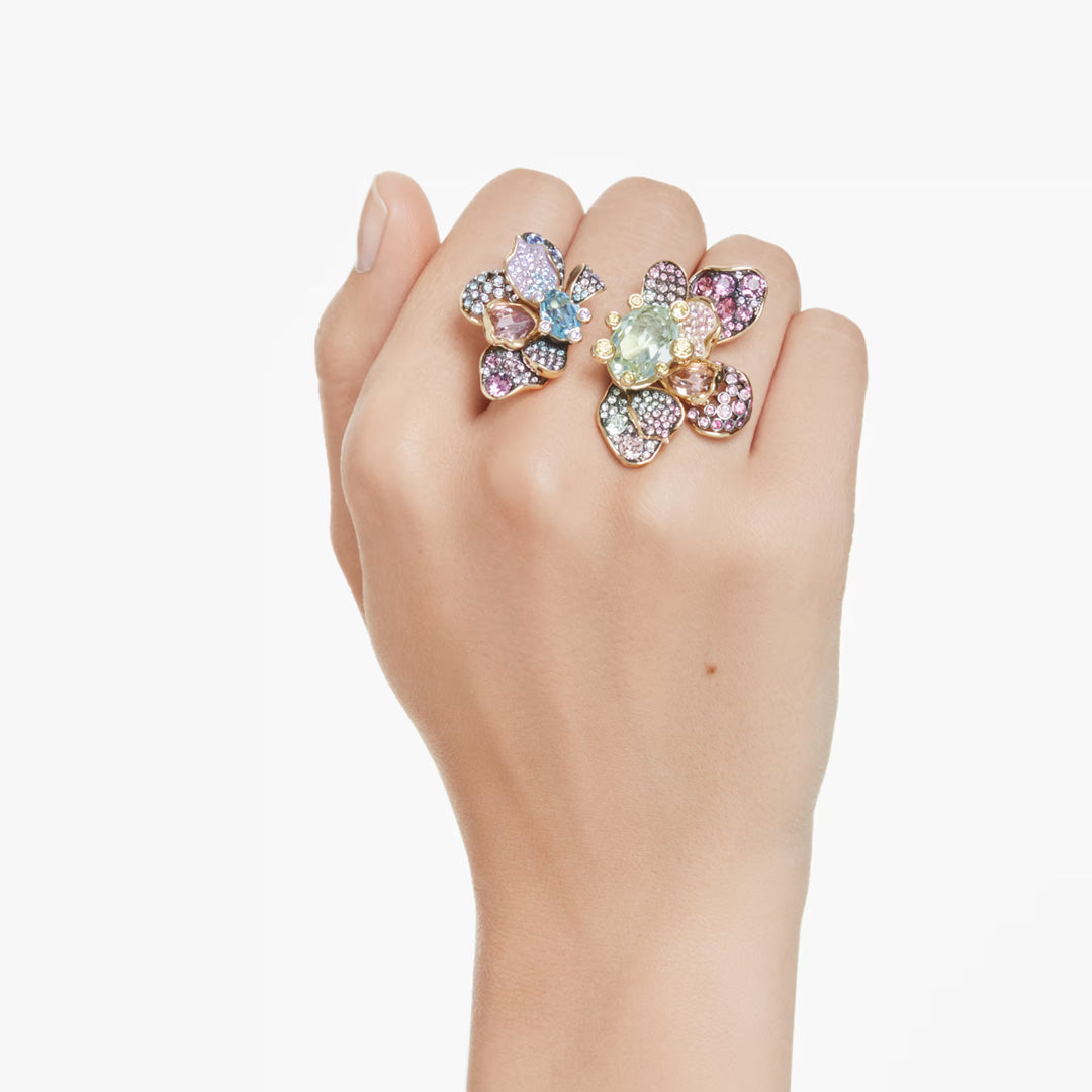 SWAROVSKI טבעת IDYLLIA ציפוי זהב