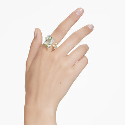 SWAROVSKI טבעת GEMA ציפוי זהב
