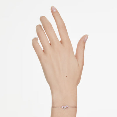 SWAROVSKI צמיד LIFELONG BOW ציפוי רודיום