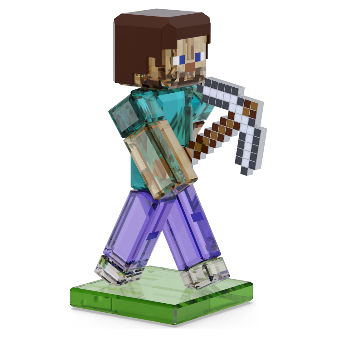 SWAROVSKI מניאטורה קריסטל Minecraft Steve