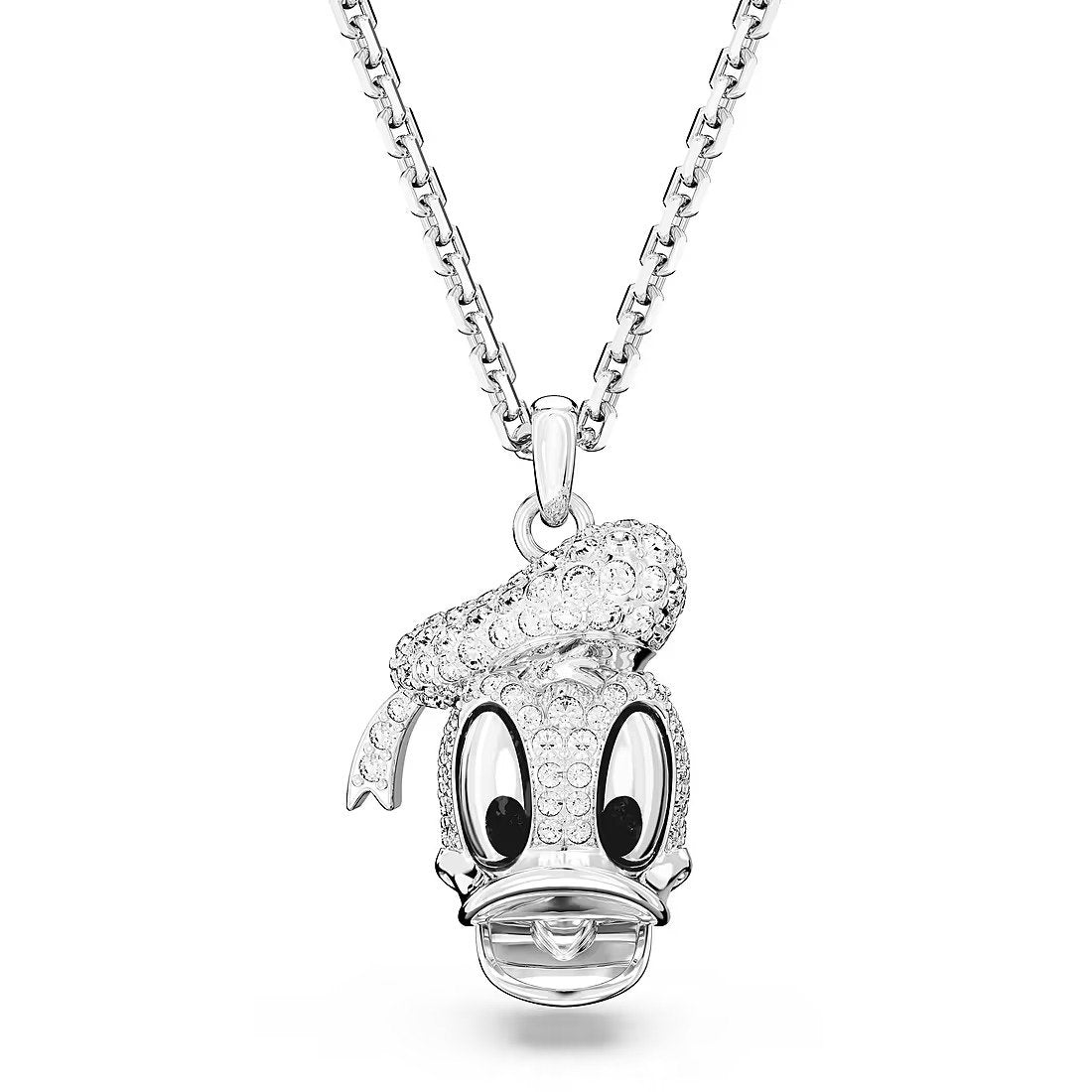 SWAROVSKI שרשרת DISNEY רודיום DONALD לשון