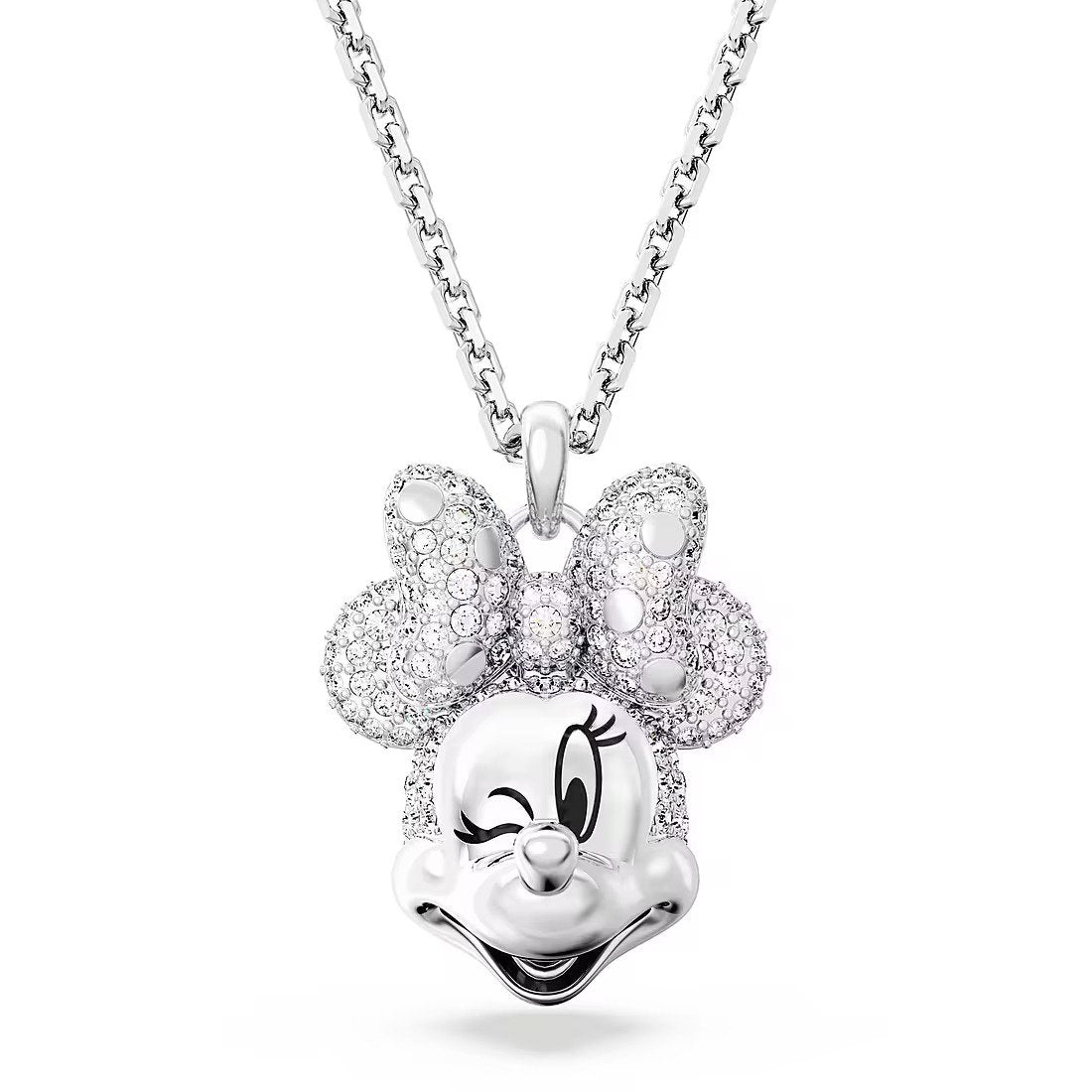 SWAROVSKI שרשרת DISNEY רודיום MINNIE