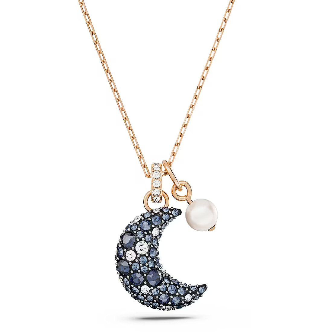 SWAROVSKI שרשרת LUNA ירח רוז גולד