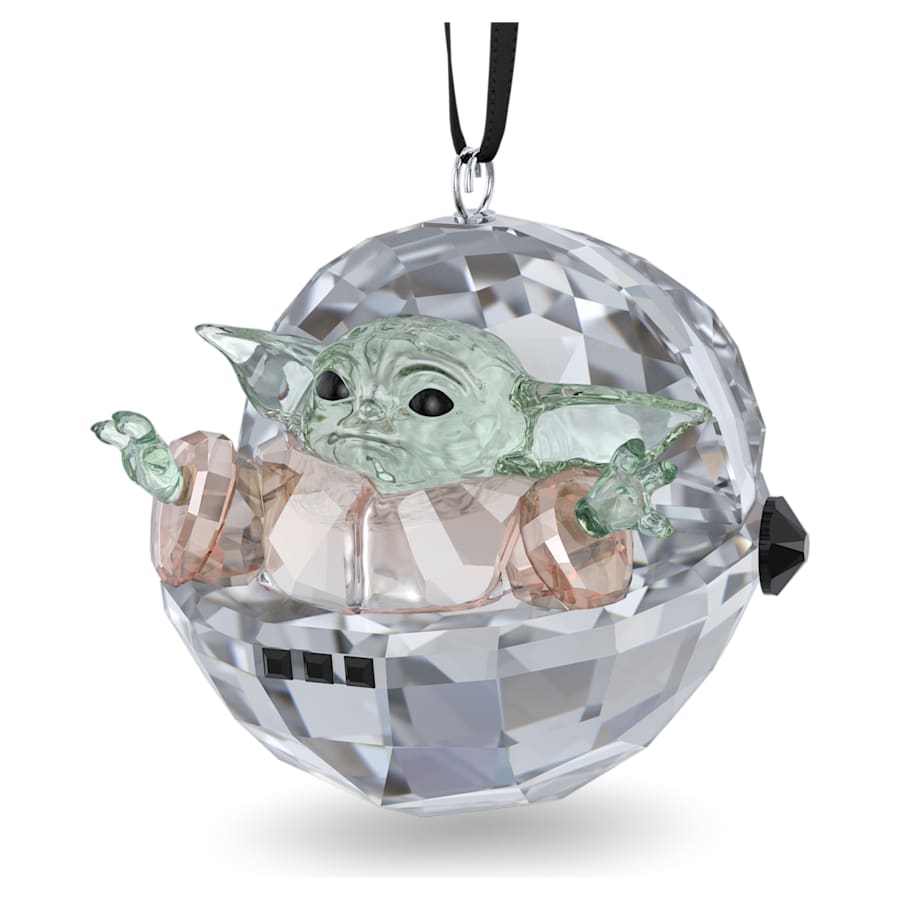 SWAROVSKI מניאטורה קריסטל Star Wars The Mandalorian Grogu Ornament