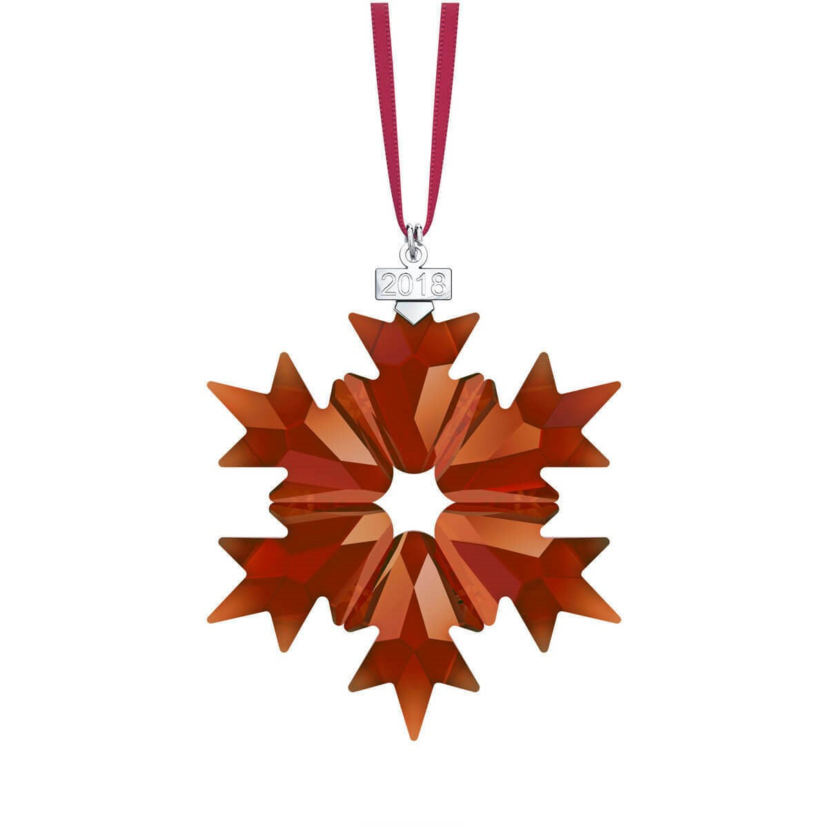 SWAROVSKI Red Crystal Christmas Ornament 2018