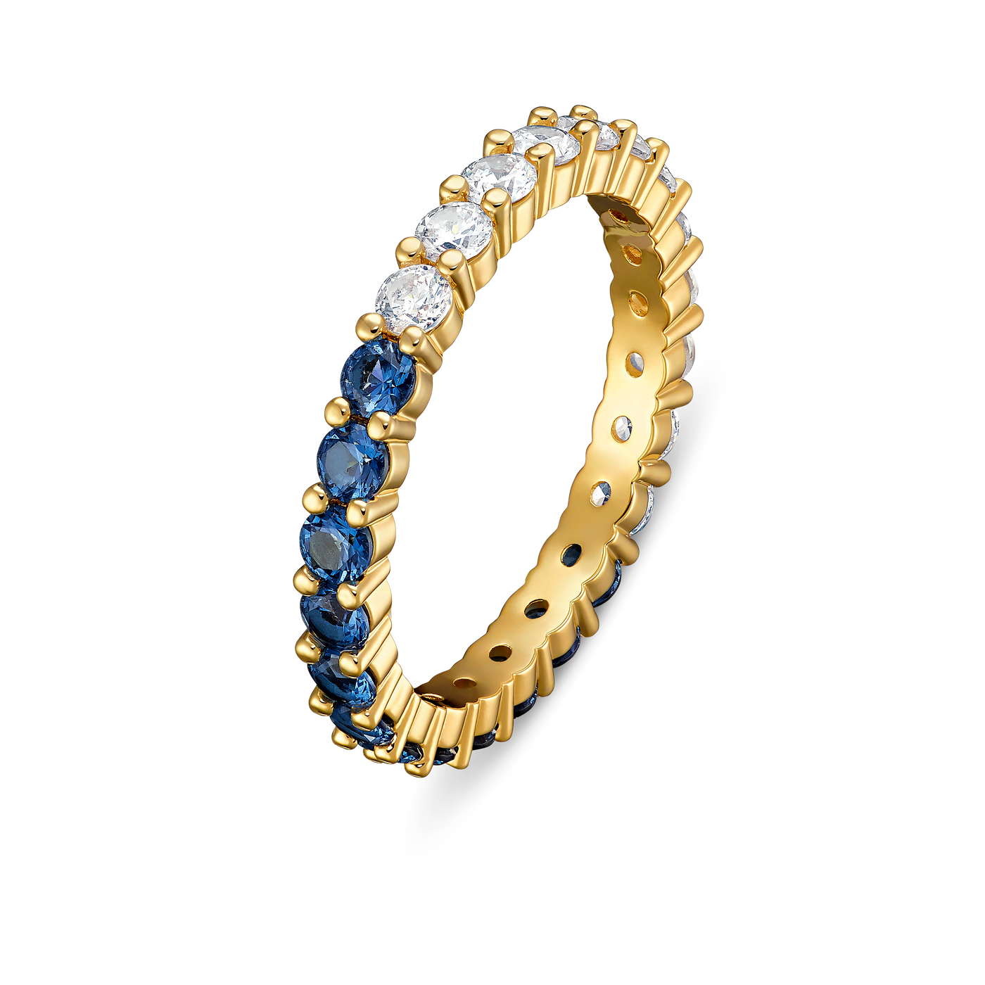 SWAROVSKI טבעת Vittore Half  קריסטל כחול