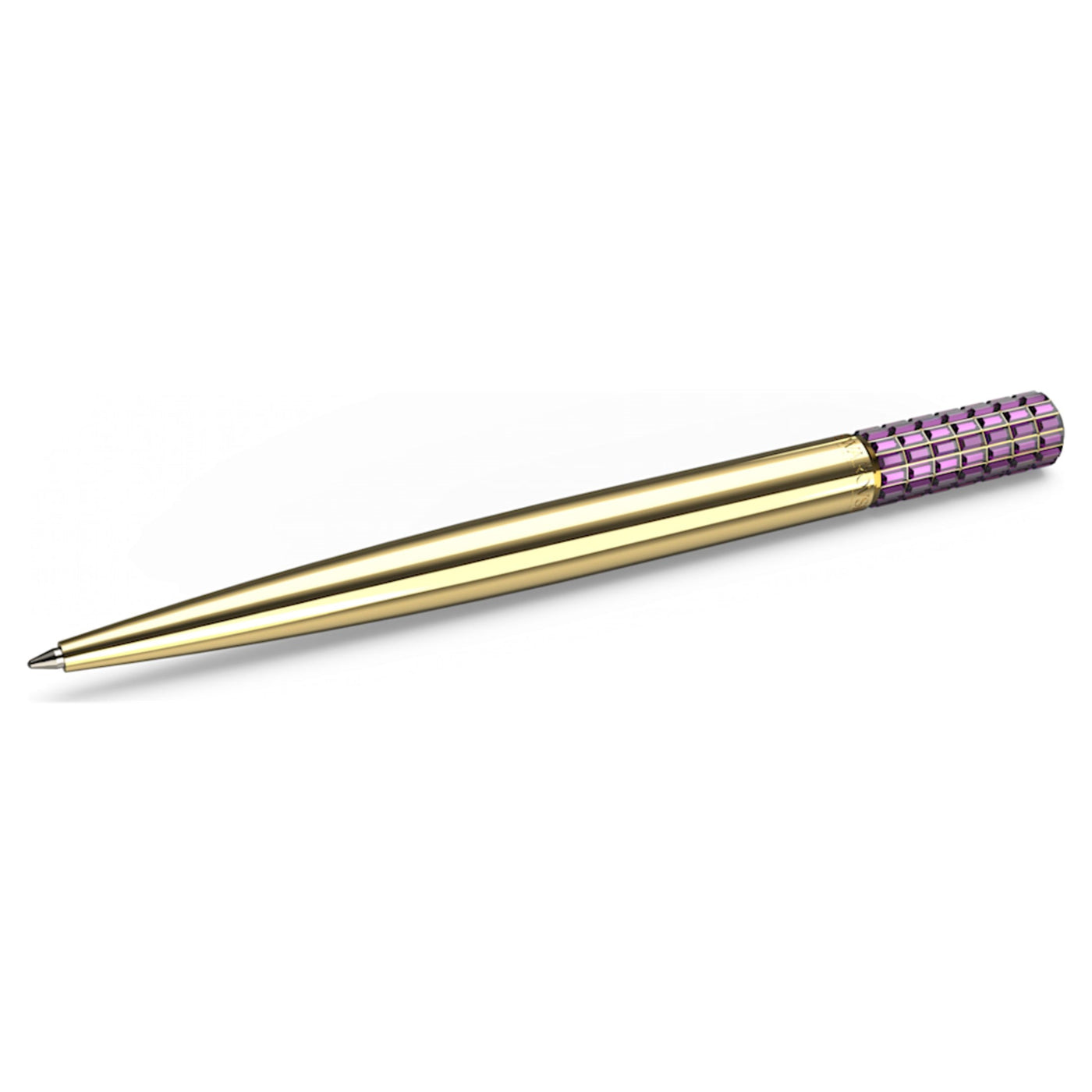 SWAROVSKI עט LCT002 ציפוי מוזהב קריסטל סגול
