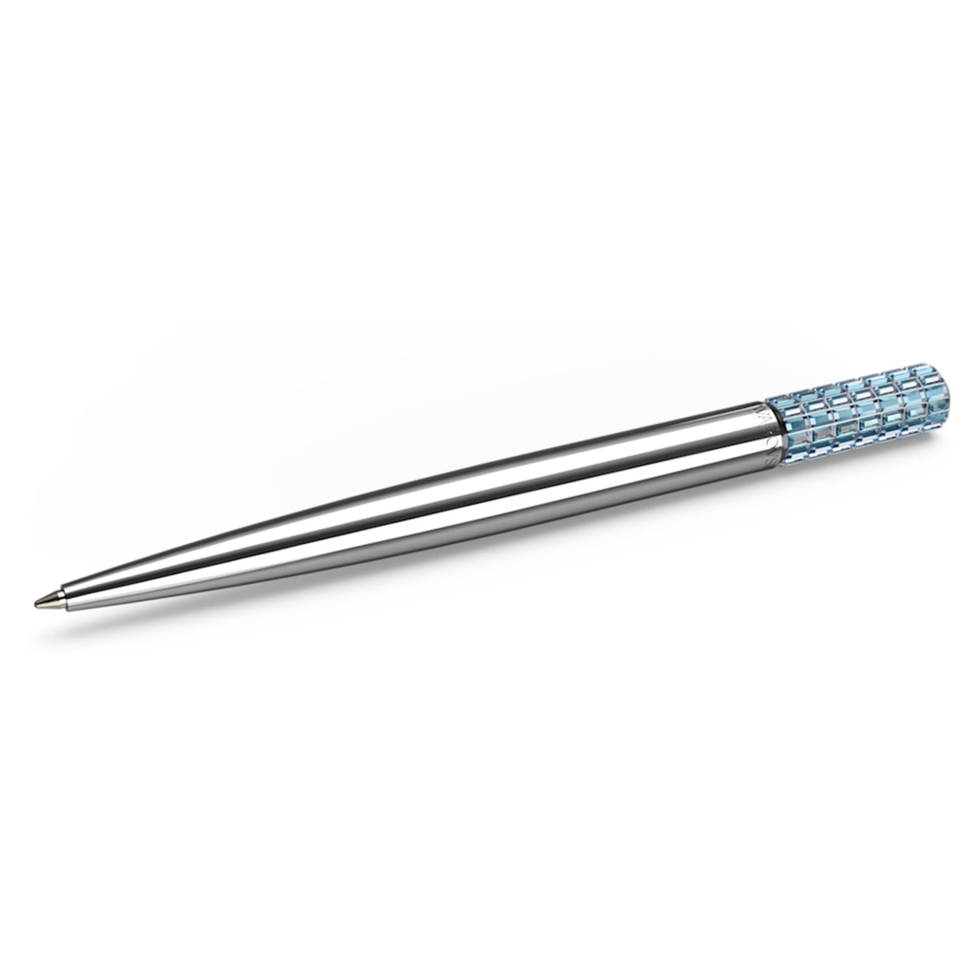 SWAROVSKI עט LCT002 ציפוי רודיום קריסטל תכלת