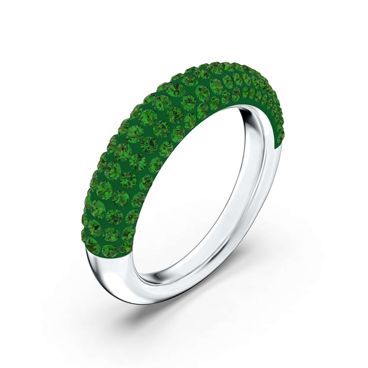 SWAROVSKI טבעת Tigris קריסטל ירוק