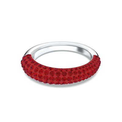 SWAROVSKI טבעת Tigris קריסטל אדום