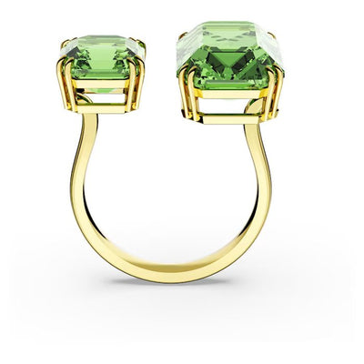 SWAROVSKI טבעת Millenia cocktail קריסטל ירוק